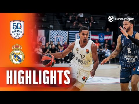 A CLUTCH shot for the WIN | Efes - Real Madrid | R14 BASKETBALL HIGHLIGHTS 2025-26