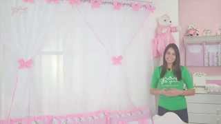 Cortina Princesa Charlotte Rosa | Ref: 47719