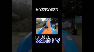 滑り台で大事件🛝【ちびげらもん切り抜き】#shorts #ちびげらもん #旅行vlog #ハウステンボス #長崎 #切り抜き
