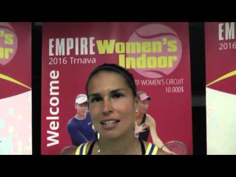 EMPIRE Women's Indoor 2016: 1R, Chantal Skamlova (SVK) - Camilla Scala (ITA) 6-0, 6-0