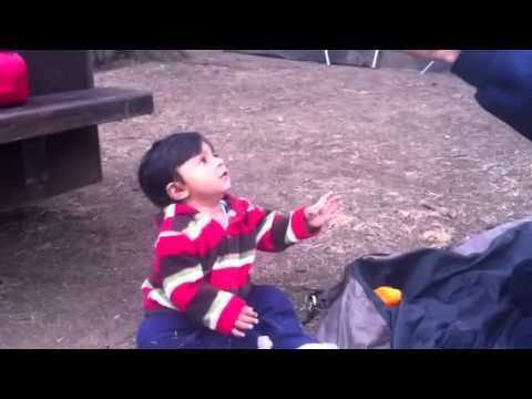 Ansh 1st camping Sunset beach Aug 11,'12