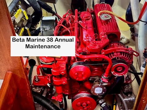 Episode 2- Annual Engine Maintenance Beta Marine 38 HP #westsail32 #sailinglife #dieselengine