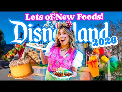 Disneyland Just Added SO Many NEW FOODS Everywhere!..Let’s Try Them! 