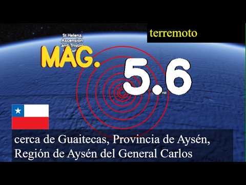 😱🚨  Terremoto cerca de Guaitecas, Provincia de Aysén, Región de Aysén del General Carlos Ibáñez del