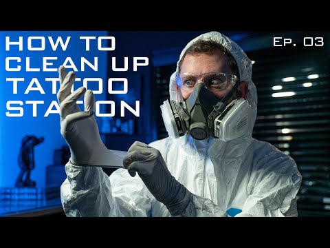 Tattoo Station Clean Up. Boring Tattooer. Episode 03