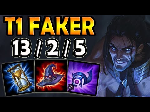 T1 Faker SYLAS vs KATARINA - Ranked Korea ✔️
