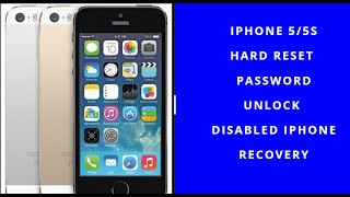 iPhone 5/5s Hard Reset & Password Unlock Guide | Disabled iPhone Recovery