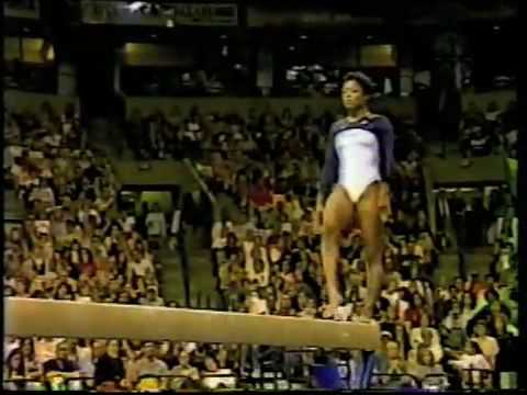Dominique Dawes Balance Beam - 2000 US Olympic Trials Day 2