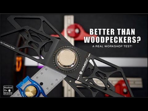 Woodpeckers Benchmark vs TrueMark (Real Workshop Test)Hooked on Wood