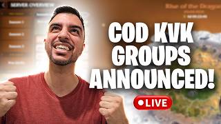 LIVE! G2 Groups & Developer Picked Teams Announced! | Call of Dragons
