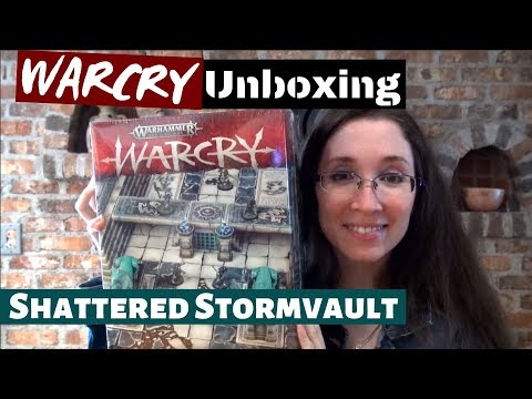 WARCRY Shattered Stormvault Terrain Expansion Unboxing !!