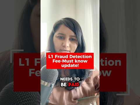 How do I pay the Fraud Detection Fee for an L1 Blanket visa interview?