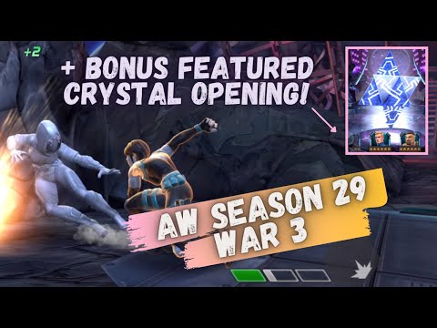 Alliance War Season 29 War 3, SSx-1 - Falcon and Ghost - Marvel Contest of Champions + bonus crystal