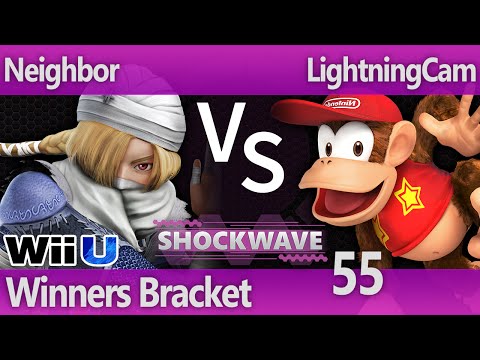 SW 55 Smash 4 - Neighbor (Sheik) vs LightningCam (Diddy) - Winners Bracket