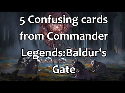 5 Confusing cards from Commander Legends:Battle for Baldur's Gate| Magic The Gathering