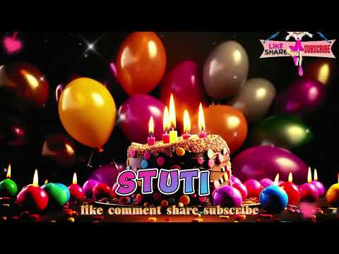 Stuti Happy birthday to you with best wishes