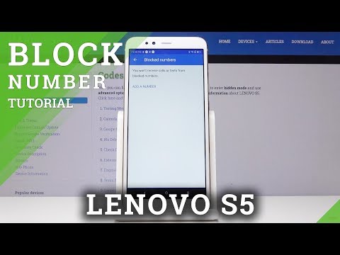 How to Block Number in LENOVO S5 - Create Blacklist