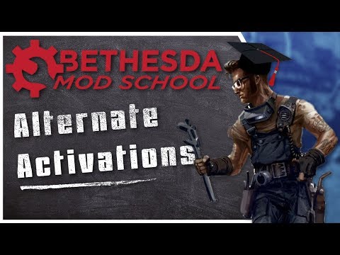 Bethesda Mod School: Scripting 105 - Alternate Activation Perk (Deployable Turrets Mods)