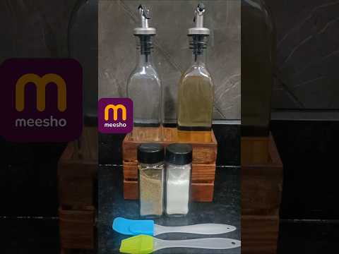 Auto Flip Glass Oil Bottles