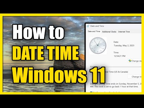 How to Change Time & Date & Region on Windows 11 PC (Format Tutorial)