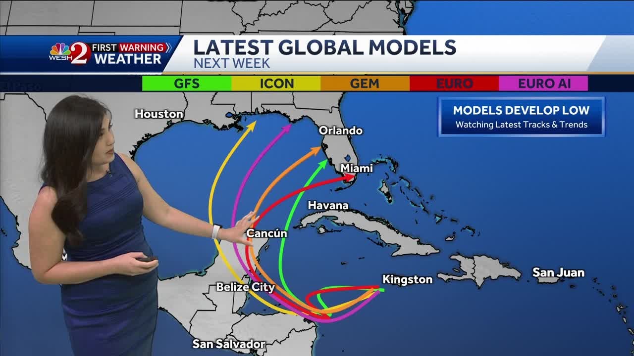 Invest 99-L forms in Central Caribbean; Florida could see impacts next week