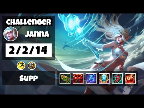 Janna 11.13 Gameplay Challenger Replay S11 Support (2/2/14) - KOREAN