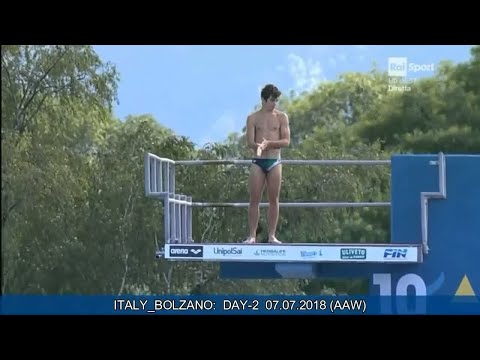 Vladimir BARBU - 2018 FINA Diving Grand Prix, Bolzano (ITA) - Men 10m Semi-Final B Dives 4-5-6