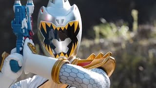 Power Ranger Dino Super Charge | El Ranger Plata aparece en la tierra y lucha contra los Rangers