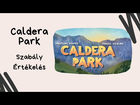 A Savannah Park folytatása: Caldera Park társasjáték játékbemutató és szabályismertető - Társasozz Okosan!