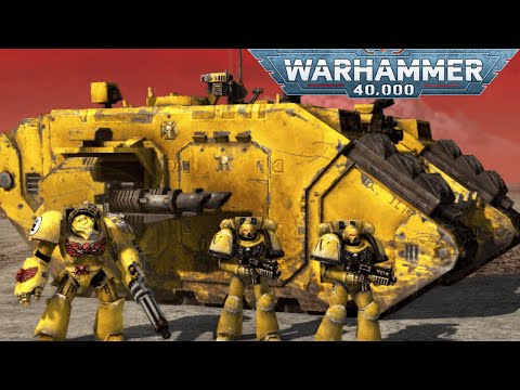 ULTIMATE MOD WARHAMMER 40,000: Imperial Fists vs Black Legion! - Men of War: Assault Squad 2