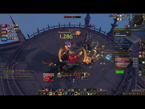 WoW Shadowlands 9.1.0 arms warrior pve Halls of Atonement Mythic +15