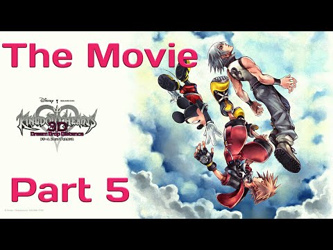 Kingdom Hearts Dream Drop Distance  All Cutscenes! The Movie! Part 5!