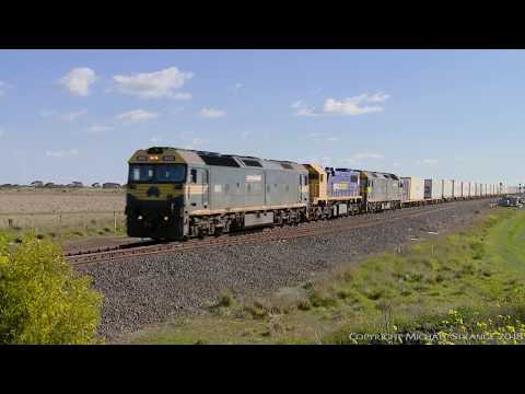 Standard Gauge  7902v Mildura Container Freight Train - PoathTV