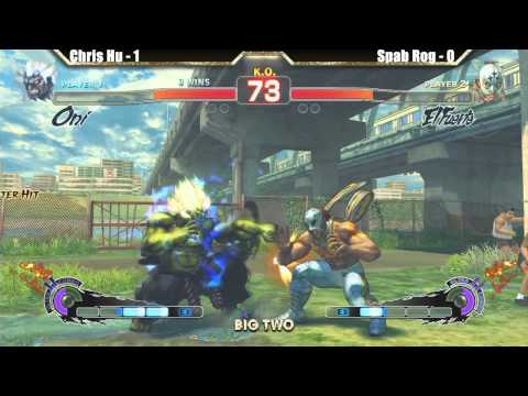 SSF4 AE 2012 Chris Hu vs Spab Rog - Big Two #5 Tournament