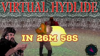 Virtual Hydlide Speedrun in 26:58 (Any %) - Former World Record