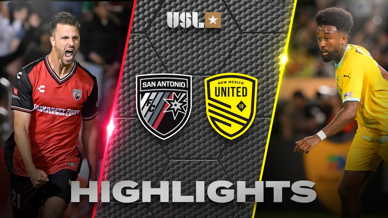 San Antonio vs New Mexico United Highlights