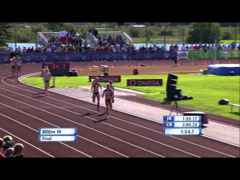 Renee Eykens Women's 800m Final Eskilstuna 2015