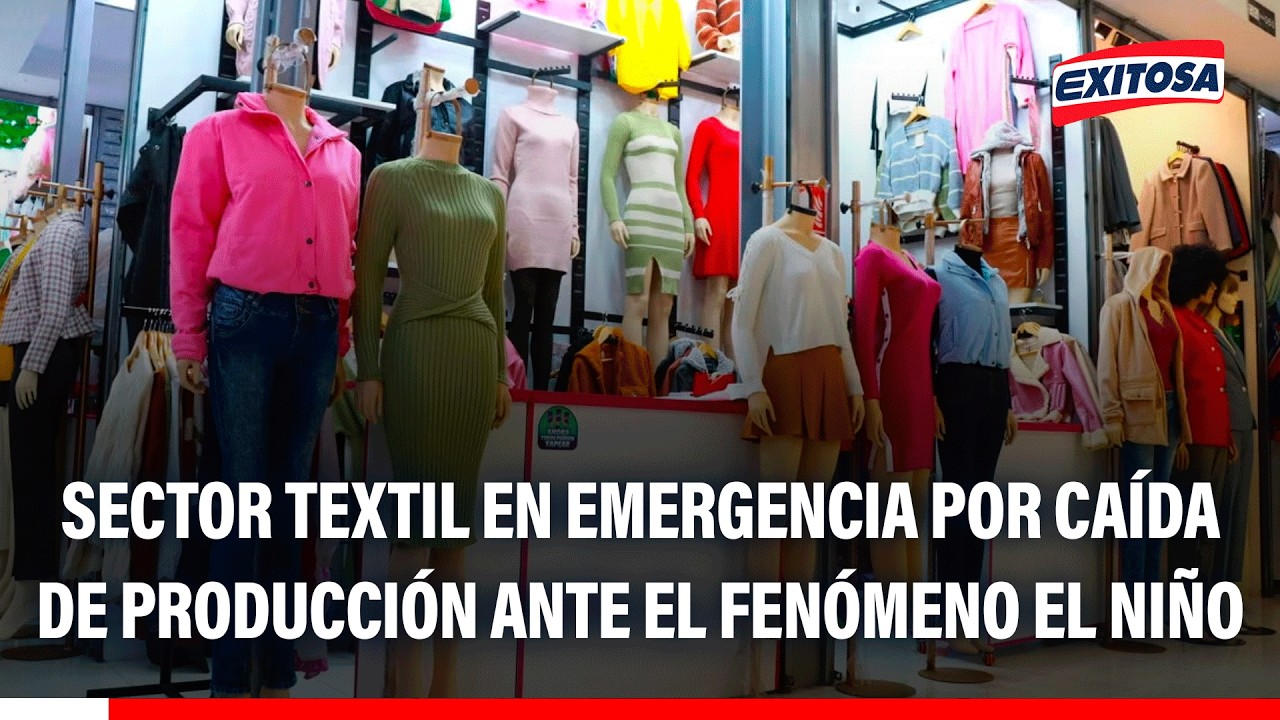 🔴🔵 Gamarra alerta impacto en industrias por caída de producción ante el fenómeno El Niño