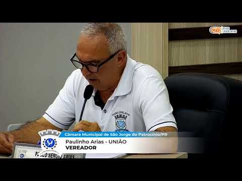 6º SESSÃO EXTRAORDINÁRIA DA CÂMARA MUNICIPAL DE SÃO JORGE DO PATROCÍNIO 2026. CONTINUAÇÃO