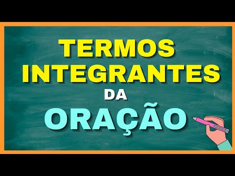 Termos integrantes da oração