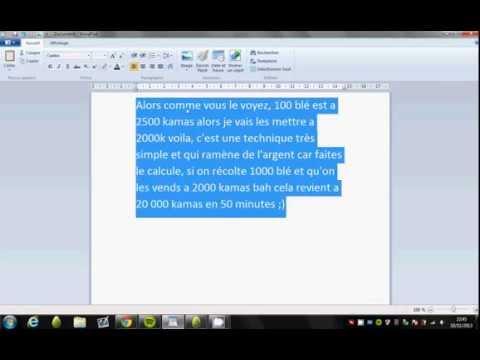 comment gagner kamas rapidement dofus