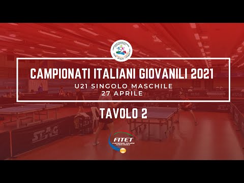 ITALIANI GIOVANILI 2021 - U21 SINGOLO MASCHILE - CAMPO 2