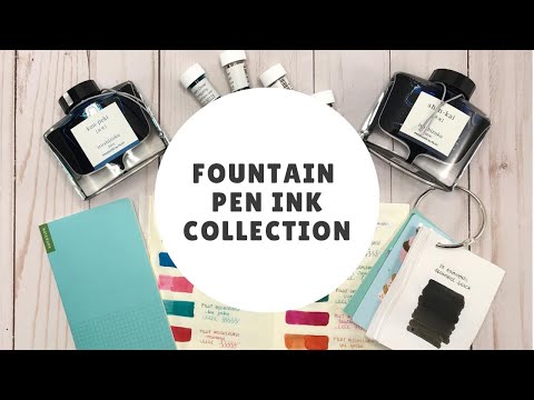 Fountain Pen Ink Collection // Swatches & Ink Journal