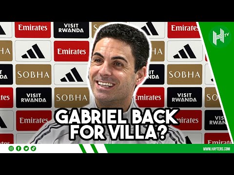White OUT, Zubi FINE, Gabriel BACK for Villa? | Mikel Arteta | Everton v Arsenal