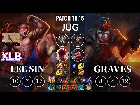 RNG XLB Lee Sin vs Graves Jungle - KR Patch 10.15