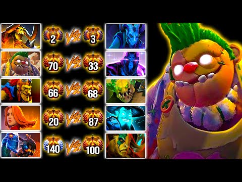 Rank 70 PSG.LGD.XinQ Pudge Persona Pos4 | Epic Immortal Pro Players Gameplay | Pudge Official