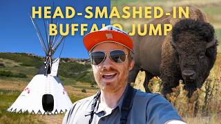 Head-Smashed-In Buffalo Jump | Day Trip in Southern Alberta, Canada 🦬