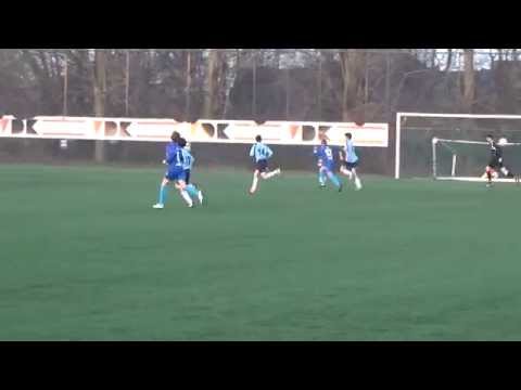 18-02-2015 ; K.A.A. Gent U-12 - JVOZ D2, tweede 25 minuten