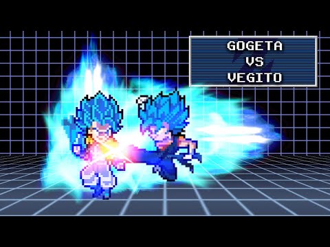 Gogeta vs Vegito - [Collab Sprite Animation]