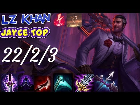 LZ Khan Best Jayce Top vs Gangplank Season 8 | Korea High Elo| Jayce Guide Season 8